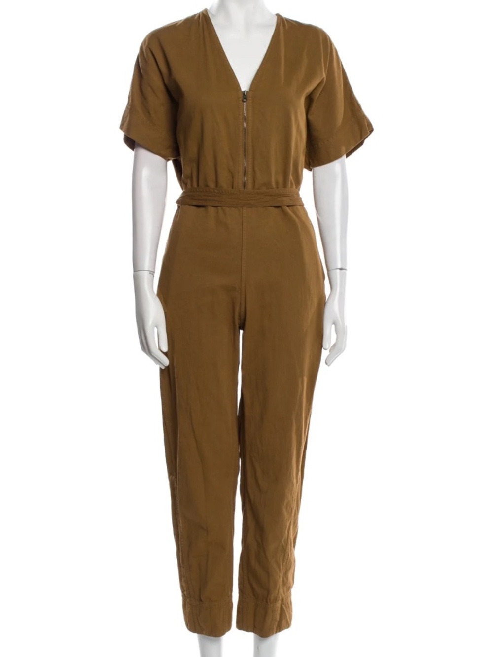 Billy Reid Jumpsuit 100% Cotton in Brown